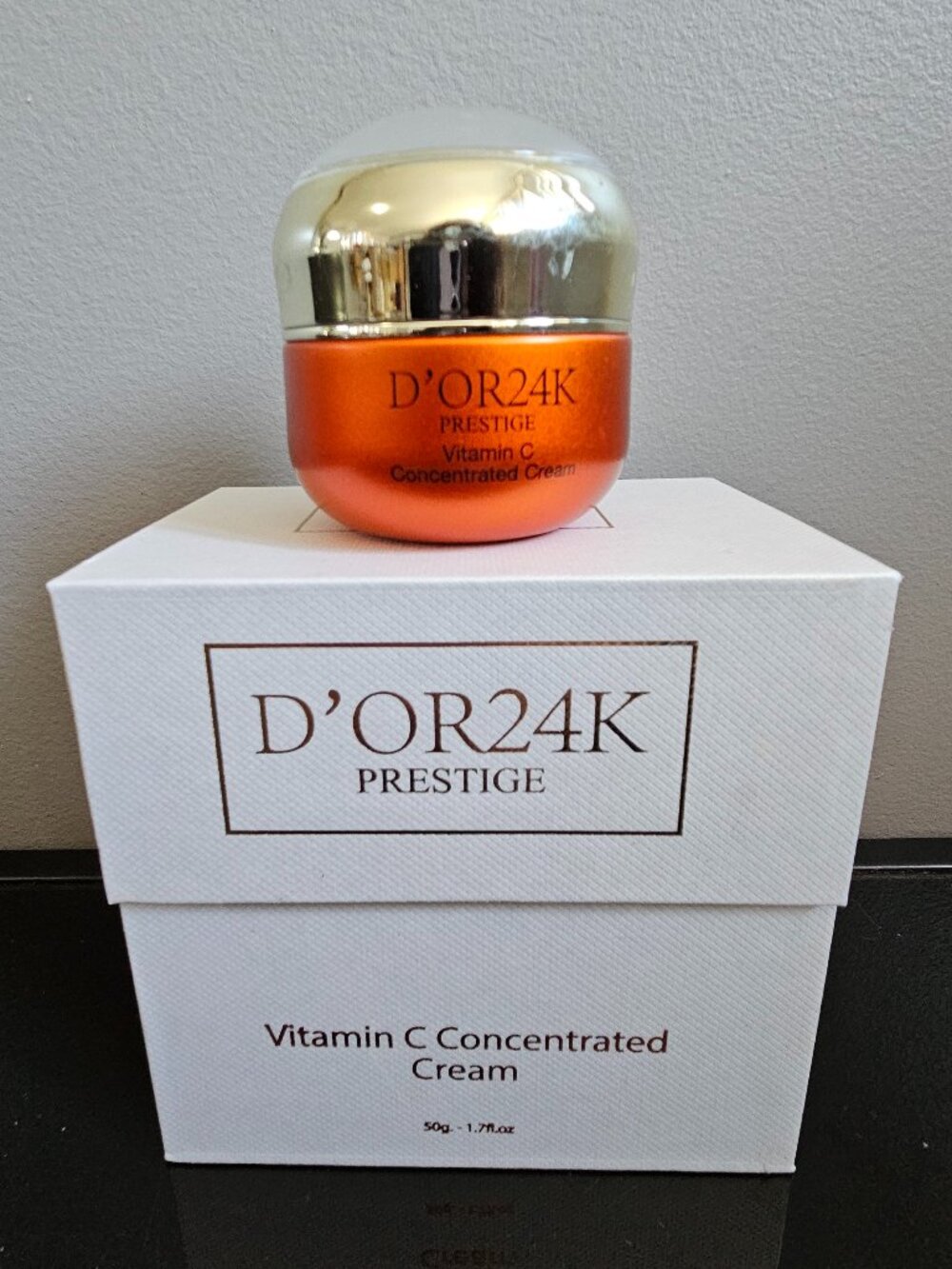 D'OR 24K VITAMIN C CONCENTRATED CREAM - 1.7 fl oz \ 50 ml- BRAND NEW - SEALED